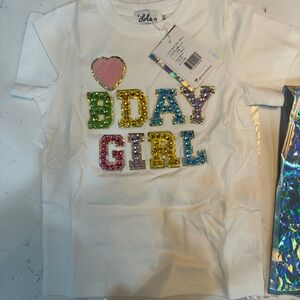Lola + THE BOYS Birthday Girl Gem Shirt 4T